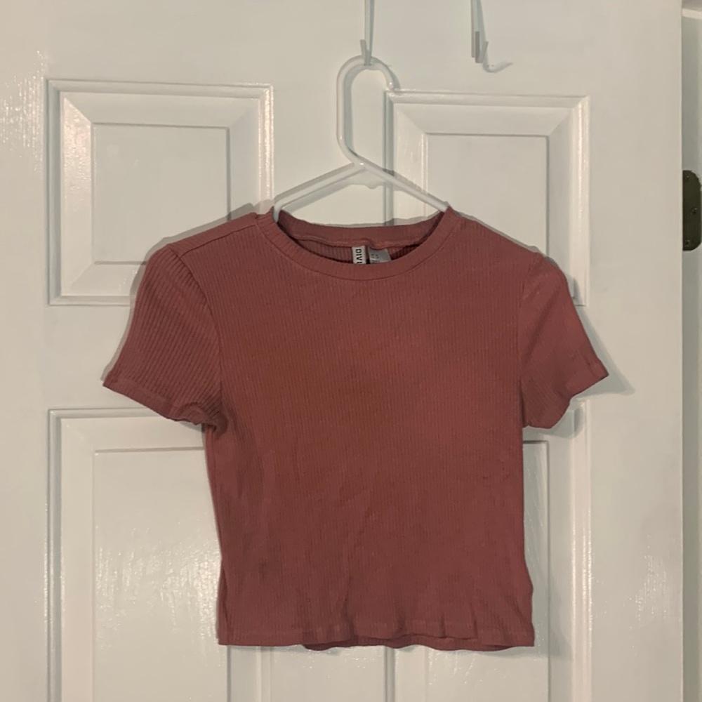 Ribbed crop top